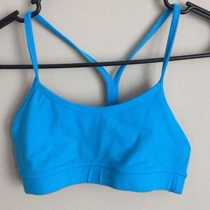 Lululemon Blue Y Strap Bra